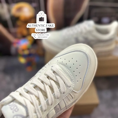 Giày Asics Court MZ Cream Black Gum Cổ Thấp Đế Tăng Chiều Cao Đế Xám Thời Trang 550k