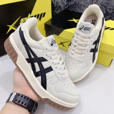 Giày Asics Court MZ Cream Black Gum Full Box – Hàng chuẩn 1:1, giảm giá 550k