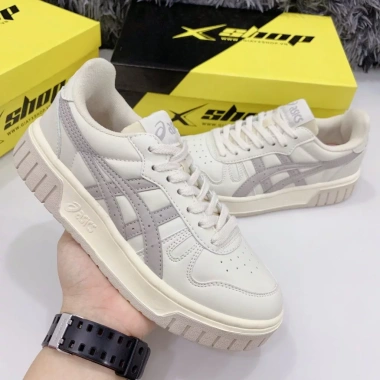 Giày Asics Court MZ Cream Black Gum Full Box – Hàng chuẩn 1:1, giảm giá 550k