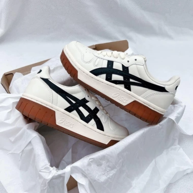 Giày Asics Court MZ Cream Black Gum Nữ Nam – Đánh Giá Cao, Giá 650k