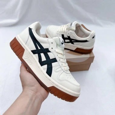 Giày Asics Court MZ Cream Black Gum Nữ Nam – Đánh Giá Cao, Giá 650k
