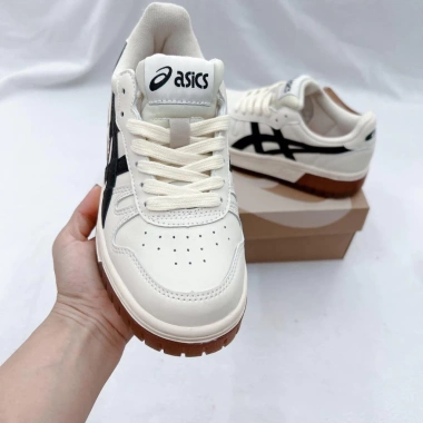 Giày Asics Court MZ Cream Black Gum Nữ Nam – Đánh Giá Cao, Giá 650k