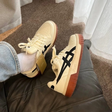 Giày Asics Court MZ White Black Gum Chính Hãng Full Box - Giảm giá, chỉ 1.15 Triệu