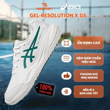 Giày Asics Gel Resolution X Tennis Pickleball Xanh Matcha – Ổn Định, Thoáng Khí, Nhẹ, Giảm Chấn 9