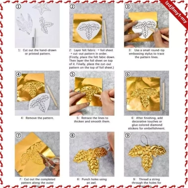 Giấy bạc nhiều màu leipupa - Bảng áp phích nhôm, trang trí tiệc cưới, tiệc tùng, giá 218.900đ