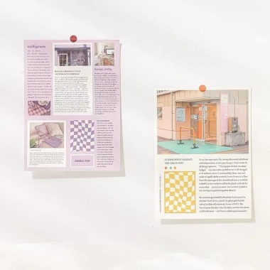 Giấy báo decor hộp quà hiện đại cổ điển, mẫu Bullet Journal đa hoạ tiết, giá 15.582 VND