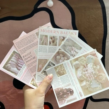 Giấy báo decor hộp quà hiện đại cổ điển, mẫu Bullet Journal đa hoạ tiết, giá 15.582 VND