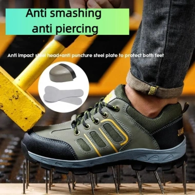 Giày bảo hộ NAMSHEVA nhẹ, chống va đập, mài mòn, đường dài cho nam nữ 401.544₫