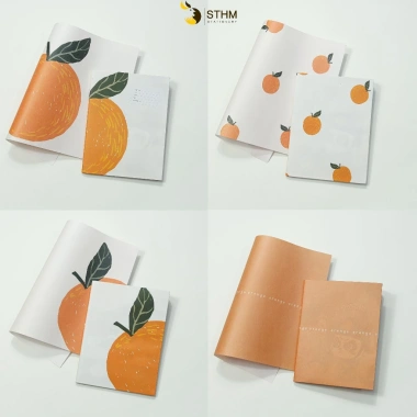 Giấy bao tập A5 Fruits STHM - Set 8 tờ và 8 nhãn vở tặng kèm, giá ưu đãi 33.000₫ 3