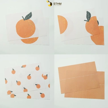 Giấy bao tập A5 Fruits STHM - Set 8 tờ và 8 nhãn vở tặng kèm, giá ưu đãi 33.000₫ 4