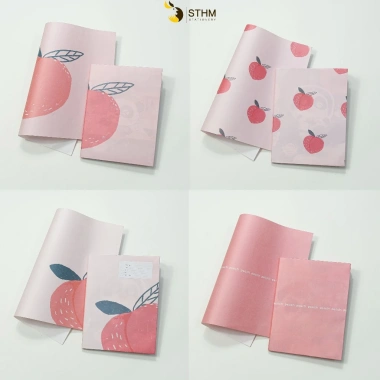 Giấy bao tập A5 Fruits STHM - Set 8 tờ và 8 nhãn vở tặng kèm, giá ưu đãi 33.000₫ 6