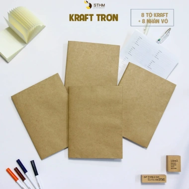 Giấy bao tập Basic kraft cao cấp STHM - Giá 33.000đ, không dành cho B5 miền Bắc 4