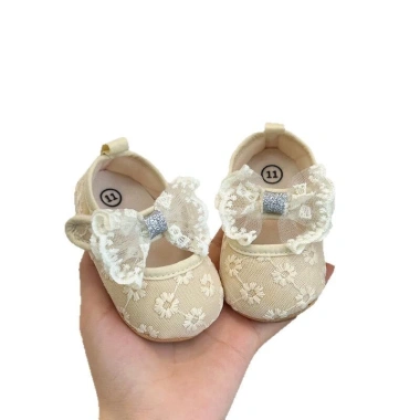 Giày Bé 0-1 Tuổi Công Chúa Chống Rơi Đế Mềm Thoáng Khí, An Toàn 0-6-12 Tháng - Giá ưu đãi 281k