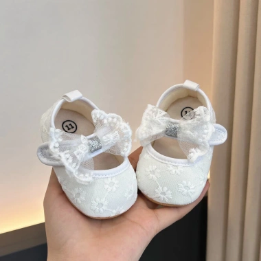 Giày Bé 0-1 Tuổi Công Chúa Chống Rơi Đế Mềm Thoáng Khí, An Toàn 0-6-12 Tháng - Giá ưu đãi 281k
