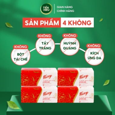 Giấy Bếp FAIRY Đỏ Cao Cấp 100 Tờ Mềm Mịn Thấm Hút Dầu Lau Chùi Tiện Lợi 6