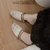 Giày bệt bít mũi tròn CL quai vải lưới hoa, quai khoá - Giá 312.000 VNĐ 9