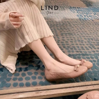 Giày bệt búp bê đính nơ Lamode G156 - LinD giảm giá 520k, nhẹ thoáng, chuẩn 10