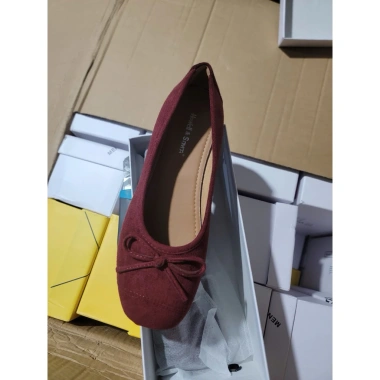 Giày bệt búp bê nơ nhỏ mũi vuông đế mềm êm - Giá 220.000đ, thời trang