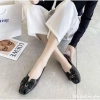 Giày bệt búp bê nữ mũi vuông da bóng, đính nơ xinh, da mềm êm chân - Giá 180.000₫ 4