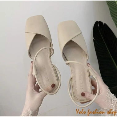 Giày bệt búp bê nữ vạt chéo phối quai xinh xắn - Chỉ 160.000₫ (giảm từ 206.400₫)