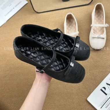 Giày Bệt Công Sở Nữ Mary Jane Đính Đá Họa Tiết Đẹp - Giá Ưu Đãi 330k 9