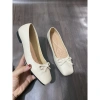 Giày bệt mũi vuông da bóng, da mờ nơ xinh, đế cao su non chống trơn - Giá chỉ 150k 9