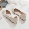 Giày bệt nữ B47 - Giày búp bê dây chéo ngọc trai, hở eo, đế bằng lụa đính ngọc, xinh xắn, giá 128.999 VND 6
