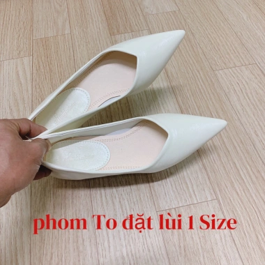 Giày bệt nữ BH28 đế 2p nhung da mềm, dáng basic, giảm giá 23% chỉ 130.500₫ 4