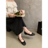 Giày bệt nữ mũi cap toe quai xích kim loại - Thanh lịch, giảm giá 420k (M347) 3