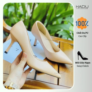 Giày Bít Cao Gót 7P Công Sở Da Mềm HADU GG760 Lót Khử Mùi BH 12 Tháng 306.000₫