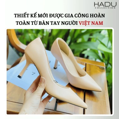 Giày Bít Cao Gót 7P Công Sở Da Mềm HADU GG760 Lót Khử Mùi BH 12 Tháng 306.000₫