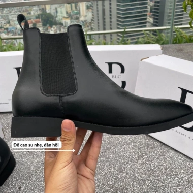 Giày BLC Chelsea Boot Da Bò Nappa 100% - Đế cao su, Khâu liền, Tăng 4cm, Bảo hành 12 tháng - 2.535.000₫