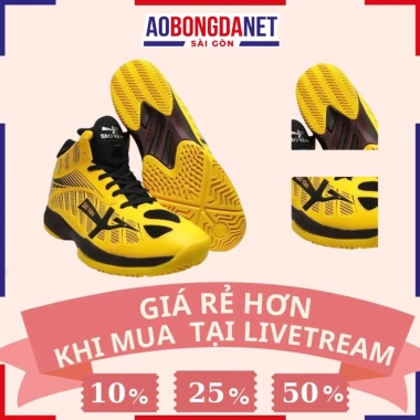 Giày Bóng Chuyền Sao Vàng 301 - Chống Mài Mòn, Đệm Đá Bê Tông, Chính Hãng, Giảm Giá 21% - 759.000₫