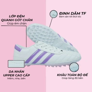 Giày Bóng Đá 3 Sọc CT3 Khâu Full Toàn Bộ Đế - Ôm chân thoải mái, sân cỏ nhân tạo, giảm giá 150k 3 Giày Bóng Đá 3 Sọc CT3 Khâu Full Toàn Bộ Đế - Ôm chân thoải mái, sân cỏ nhân tạo, giảm giá 150k 3