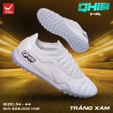 Giày Bóng Đá Wika QH19 Z-Vol Quang Hải - Đệm EVA, Siêu Nhẹ Microfiber, Giá 650k