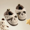 Giày bông Gấu Trúc Mario trẻ em mùa đông, velcro hoạt hình, cotton thời trang 2