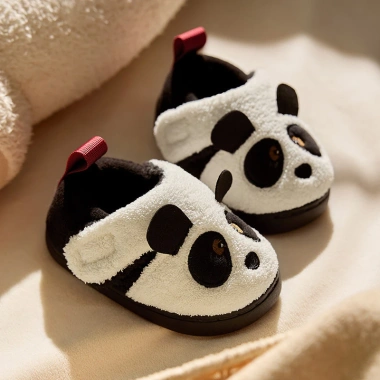 Giày bông Gấu Trúc Mario trẻ em mùa đông, velcro hoạt hình, cotton thời trang 4 Giày bông Gấu Trúc Mario trẻ em mùa đông, velcro hoạt hình, cotton thời trang 4