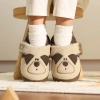 Giày bông Gấu Trúc Mario trẻ em mùa đông, velcro hoạt hình, cotton thời trang 6