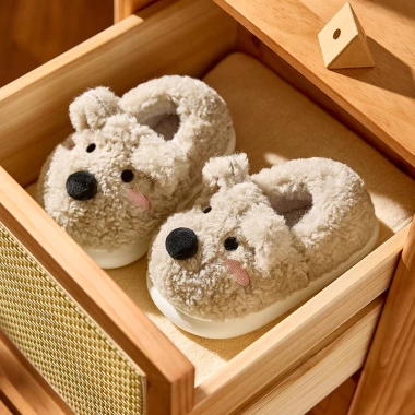 Giày bông Mario Little Dog trẻ em - Dép cotton ấm áp mùa đông, giá ưu đãi 209.520₫ 3