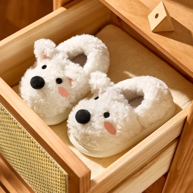 Giày bông Mario Little Dog trẻ em - Dép cotton ấm áp mùa đông, giá ưu đãi 209.520₫ 4