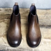 Giày boot Chelsea da bê đen nâu mũi tròn nam tính - Giá chỉ 6,337,500₫, giảm 23% 4