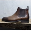 Giày boot Chelsea da bê đen nâu mũi tròn nam tính - Giá chỉ 6,337,500₫, giảm 23% 10