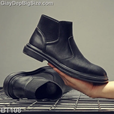 Giày Boot Chelsea Nam Cổ Cao Big Size EU45-46 Rộng - Giá ưu đãi 1.885.000₫