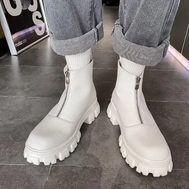 Giày Boot Da Bò Tăng Độ Cao Unisex PANTU - Phong Cách Nam Nữ, Giá 2.762.500 VNĐ