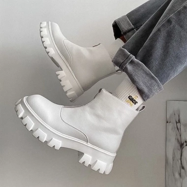 Giày Boot Da Bò Tăng Độ Cao Unisex PANTU - Phong Cách Nam Nữ, Giá 2.762.500 VNĐ 2