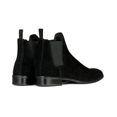 Giày boot da nam MIKENCO Black Suede Chelsea – phong cách sang trọng, giảm 20% 2