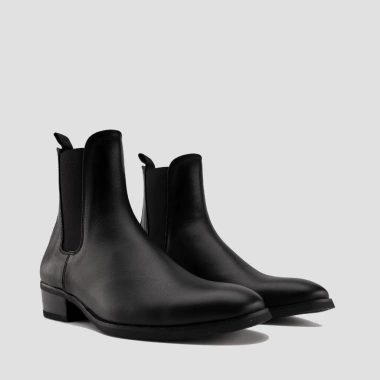 Giày Boot FANGY Chelsea Boots SS3 Đen Bóng - Giá 4.387.500 VNĐ, da cao cấp, thời trang