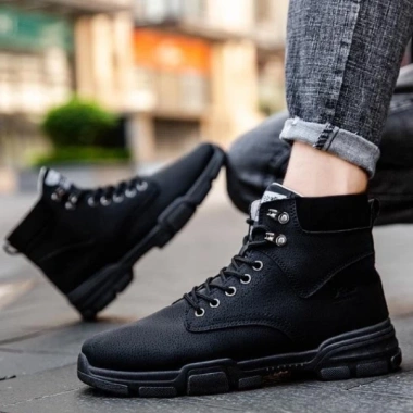 Giày Boot Nam Boots Combat cổ xưa 2 màu GN429 - giảm giá, chỉ 1,430,000 VND