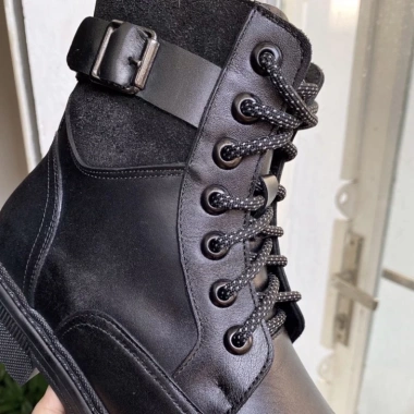Giày boot nam cao cổ Chunky Zip da bò thật, khoá kéo & buộc dây, size 38‑45, đế cao 5cm, thời trang, giảm giá 35% 4 Giày boot nam cao cổ Chunky Zip da bò thật, khoá kéo & buộc dây, size 38‑45, đế cao 5cm, thời trang, giảm giá 35% 4