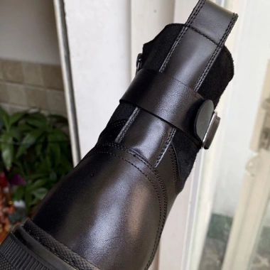 Giày boot nam cao cổ Chunky Zip da bò thật, khoá kéo & buộc dây, size 38‑45, đế cao 5cm, thời trang, giảm giá 35% 6 Giày boot nam cao cổ Chunky Zip da bò thật, khoá kéo & buộc dây, size 38‑45, đế cao 5cm, thời trang, giảm giá 35% 6